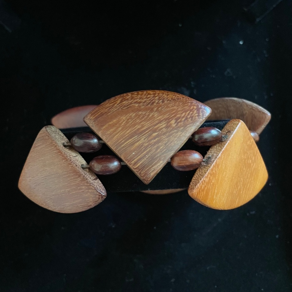 Wooden Boho Hippie Festival Beaded Bracelet